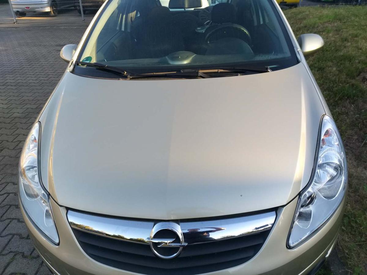 Opel Corsa D original Motorhaube Champagnersilber Z40M Bj.2007